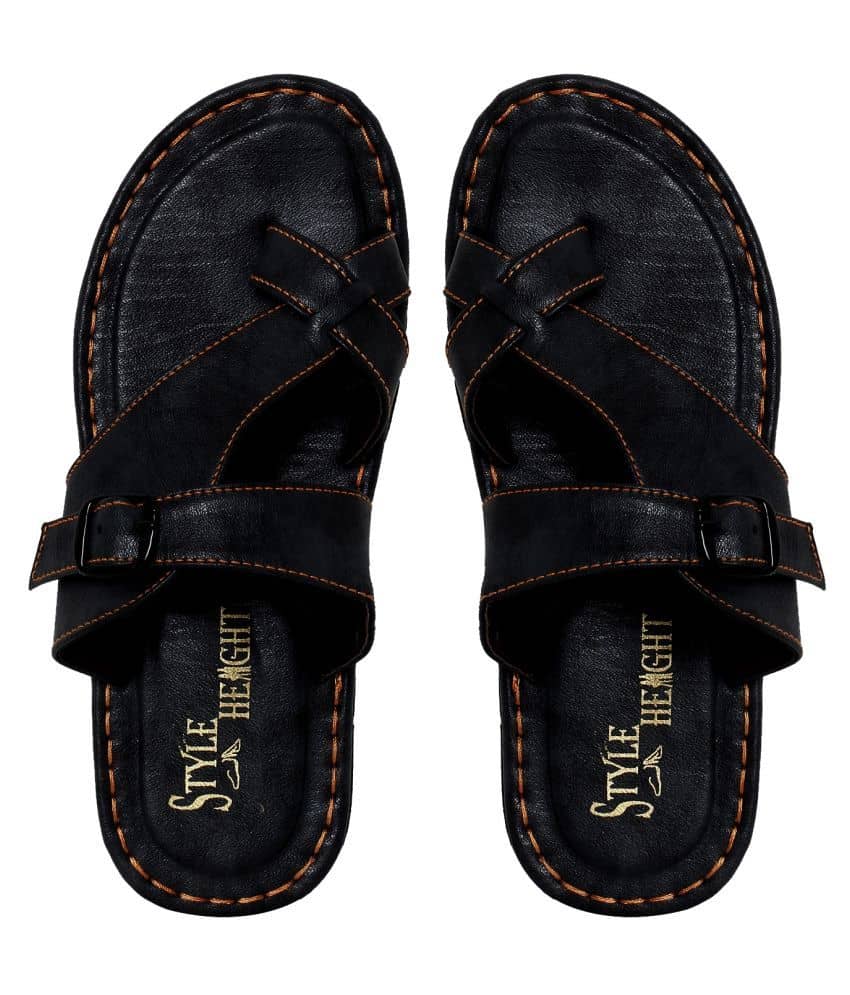 Style Height Black Flip Flops