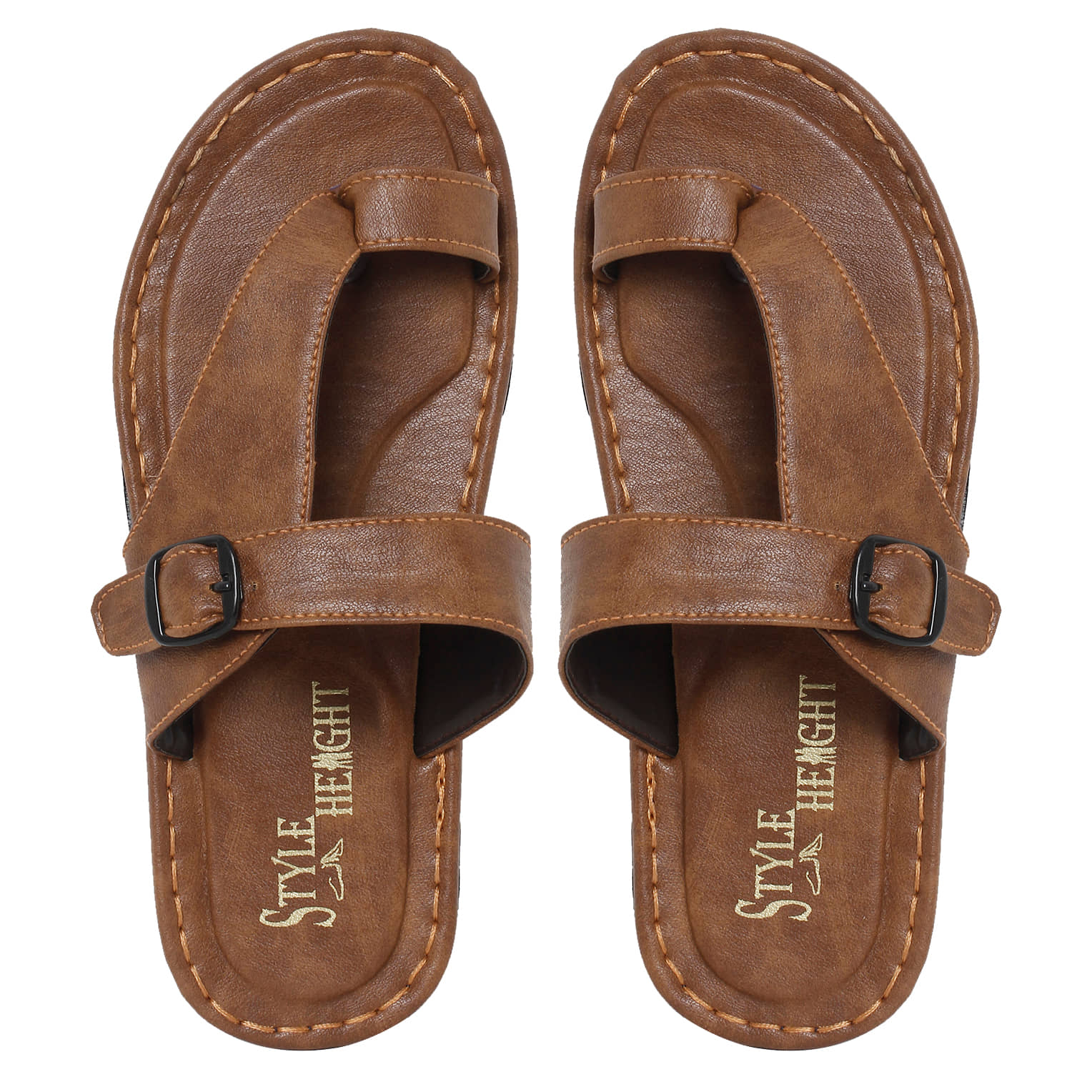 Style Height Brown Flip Flops
