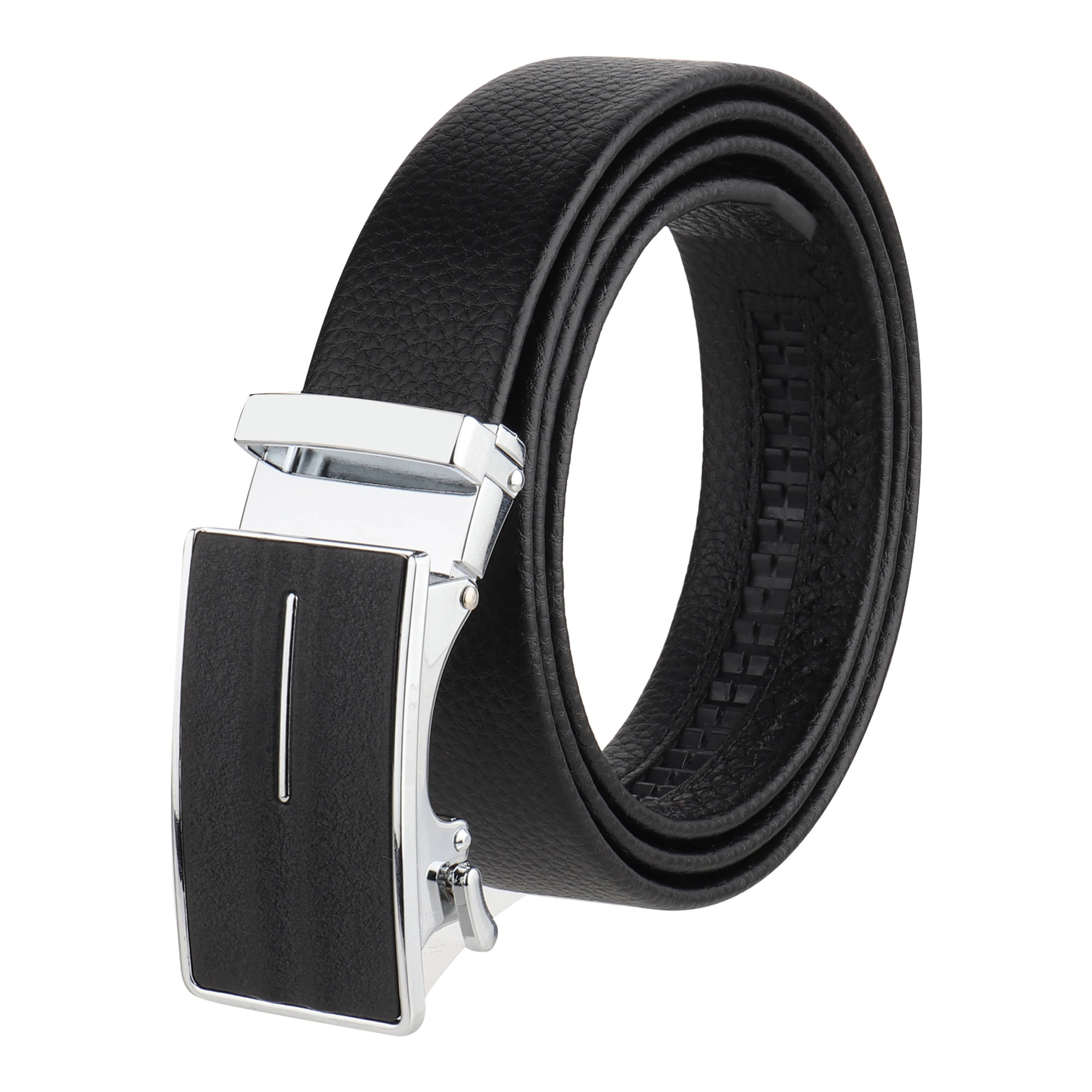     			Loopa Black PU Formal Belt