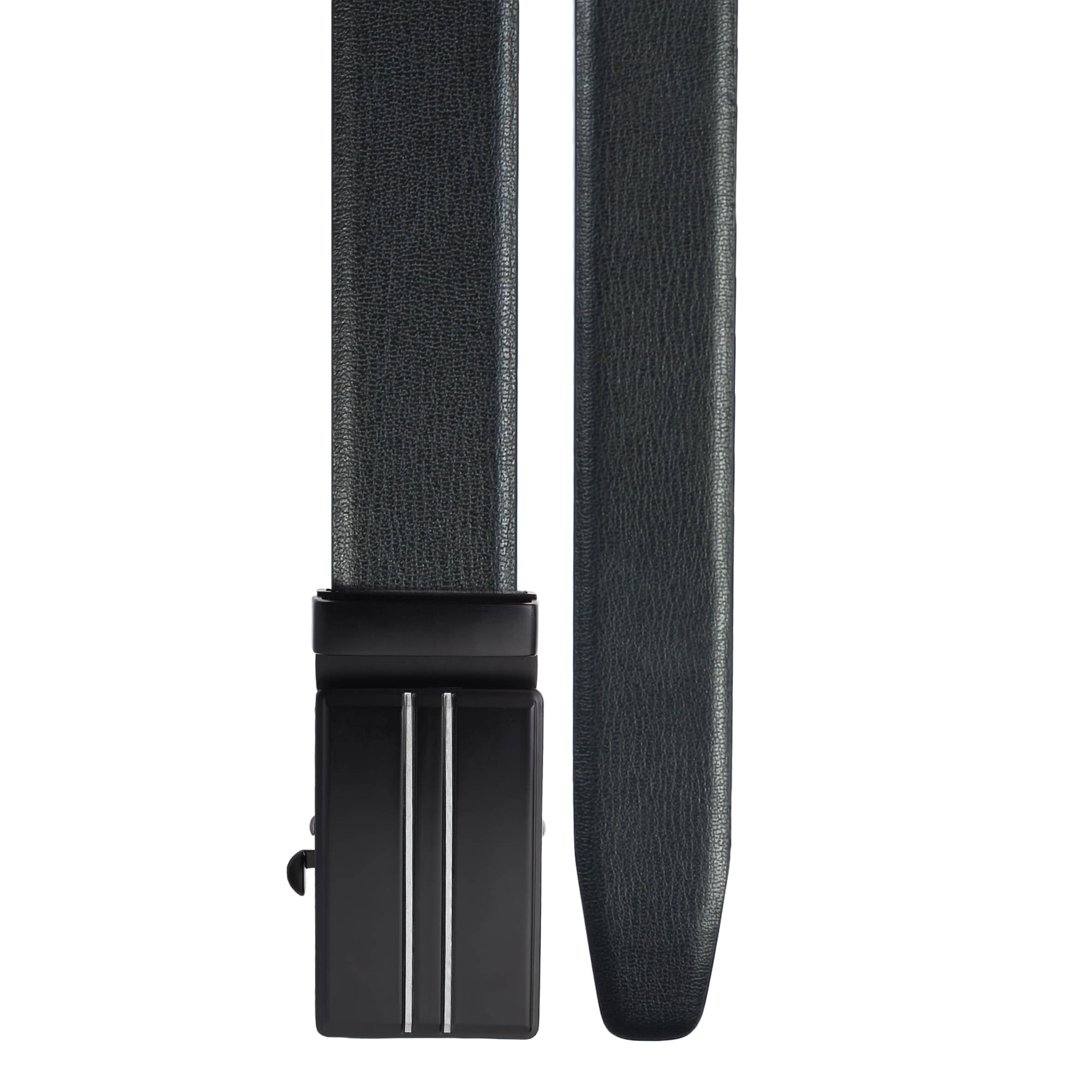     			Loopa Black PU Formal Belt