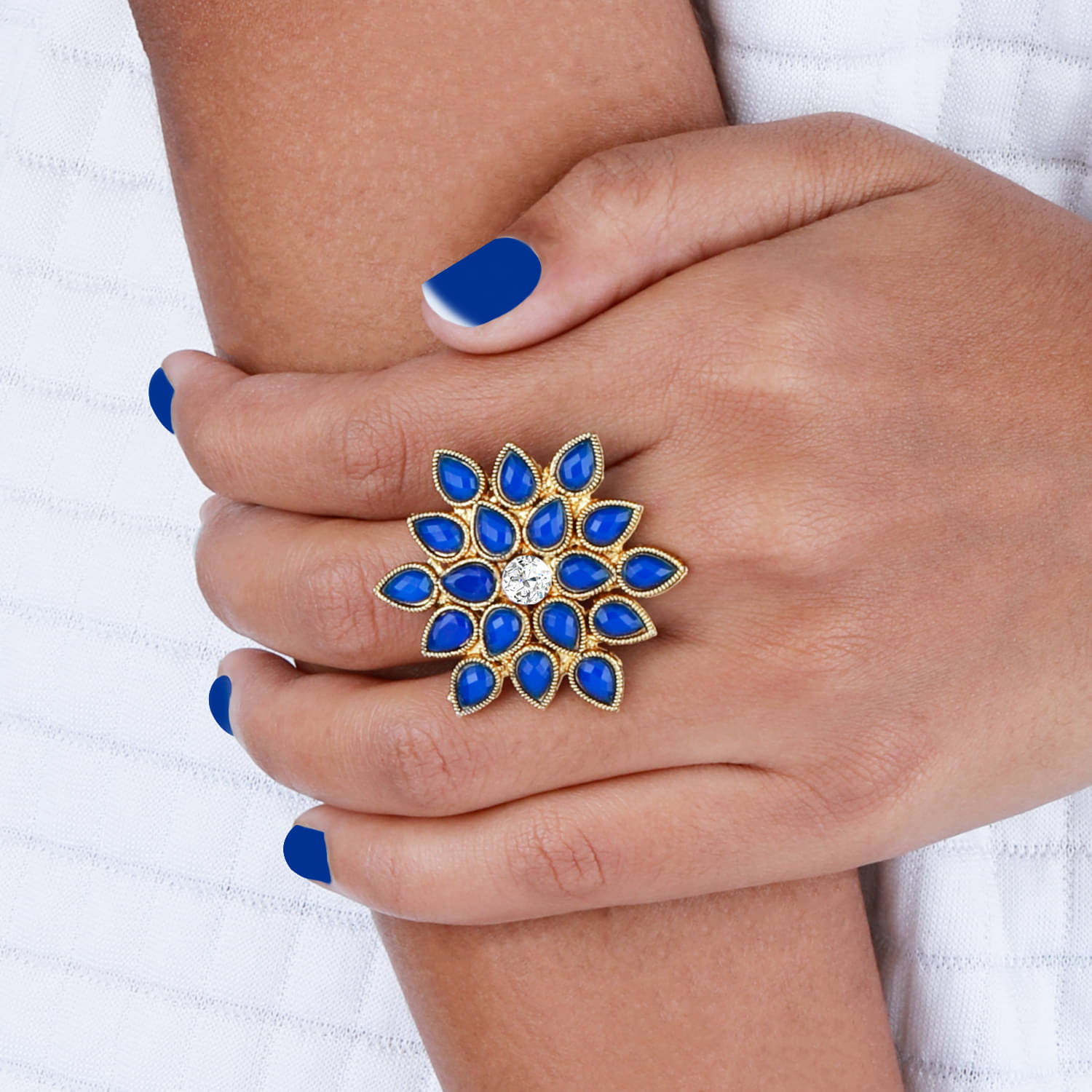 Stylish Adjustable Floral Designe Finger Ring For Women And Girl Stylish Adjustable Floral Designe Finger Ring For Women And Girl