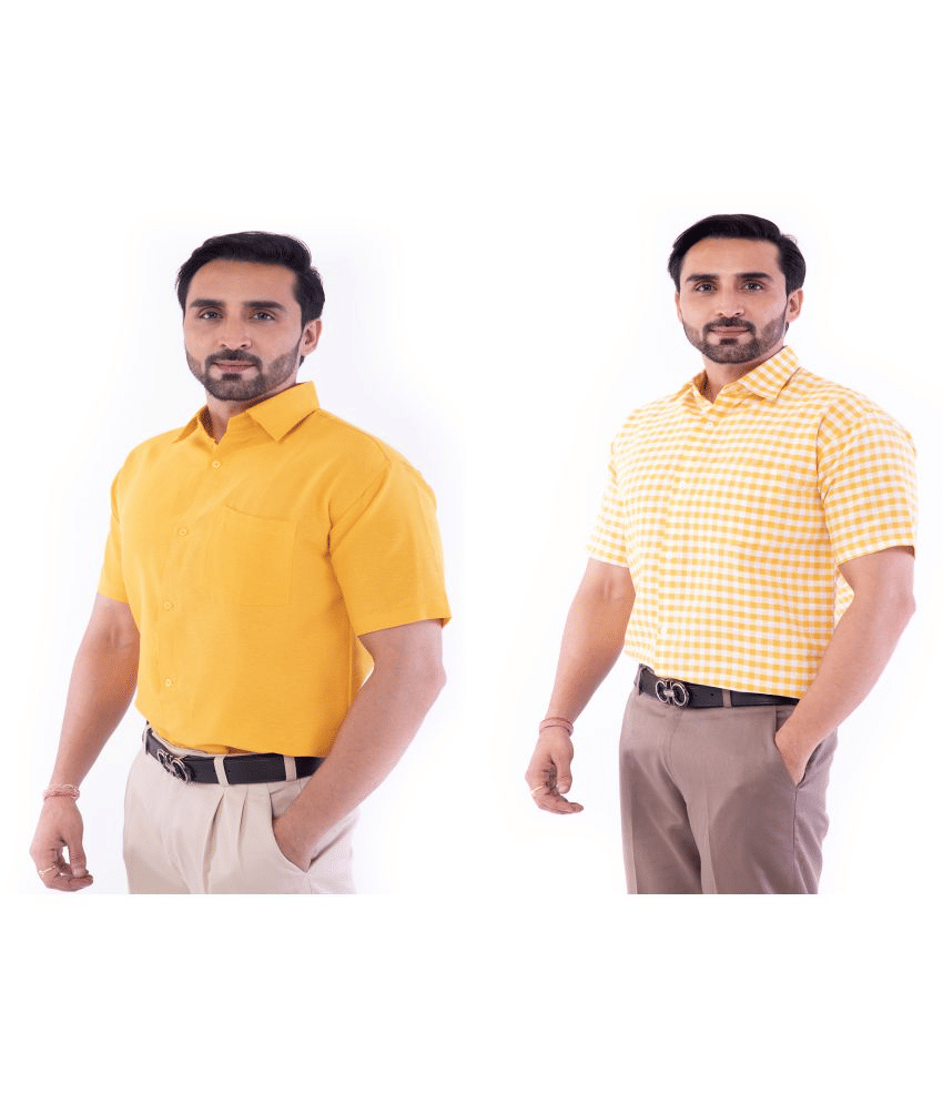DESHBANDHU DBK Cotton Regular Fit Men's Casual Shirt - Multi ( Pack of 2 )     			DESHBANDHU DBK Cotton Regular Fit Men's Casual Shirt - Multi ( Pack of 2 )