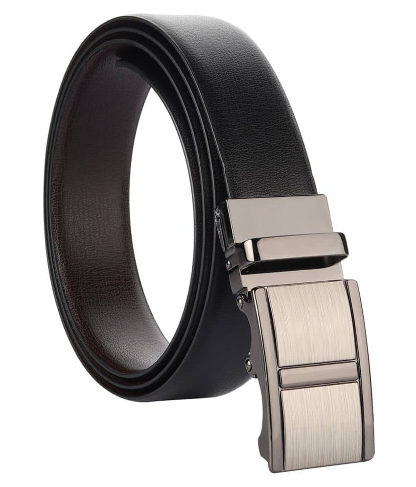 Loopa Black PU Formal Belt