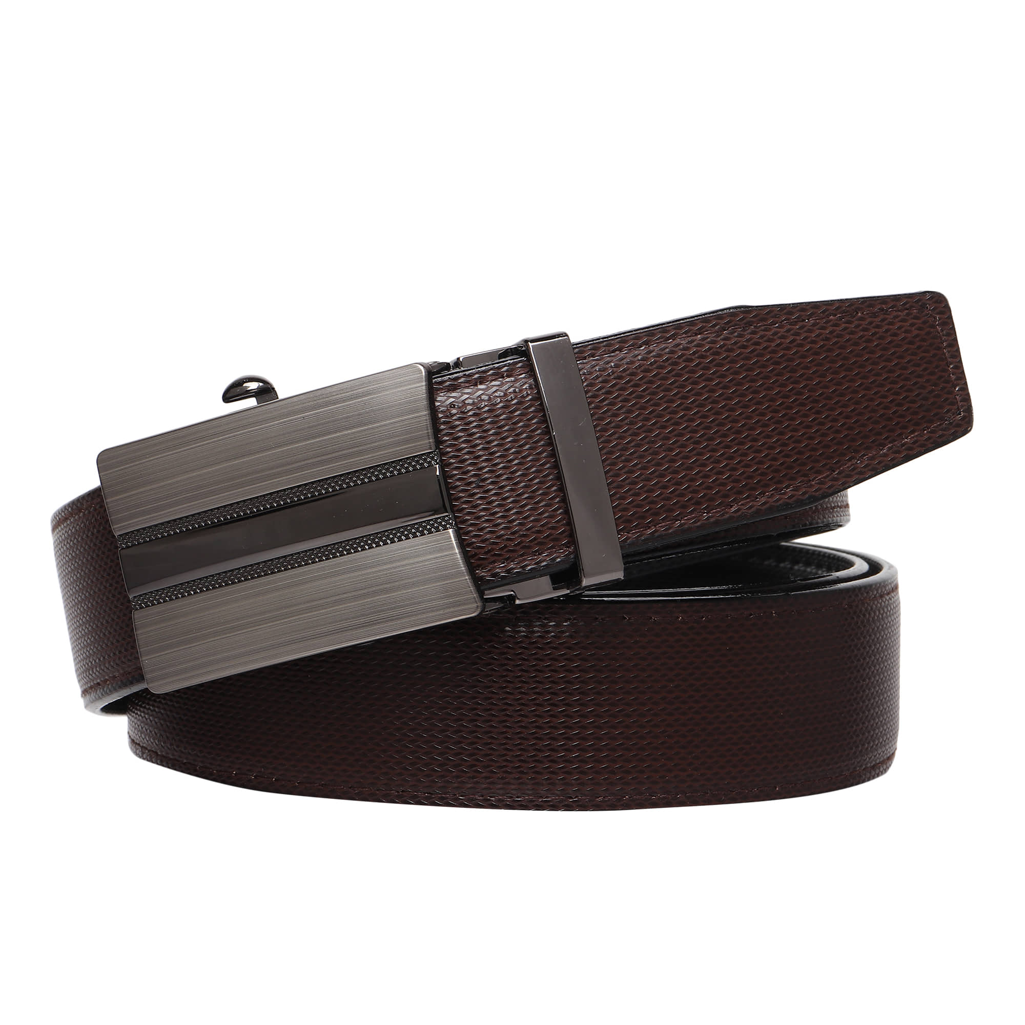 Loopa - Brown PU Men's Formal Belt ( Pack of 1 )