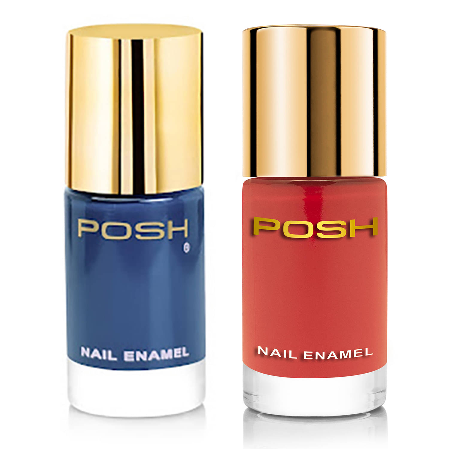     			Posh Nail Polish Multi Glossy Pack of 2 9 mL