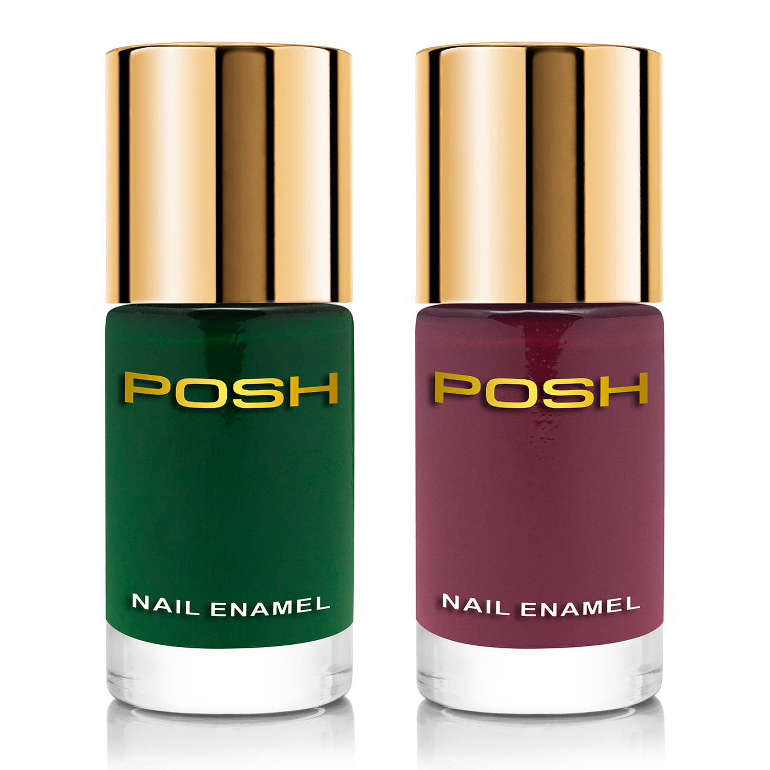     			Posh - Multicolor Glossy Nail Polish ( Pack of 2 )