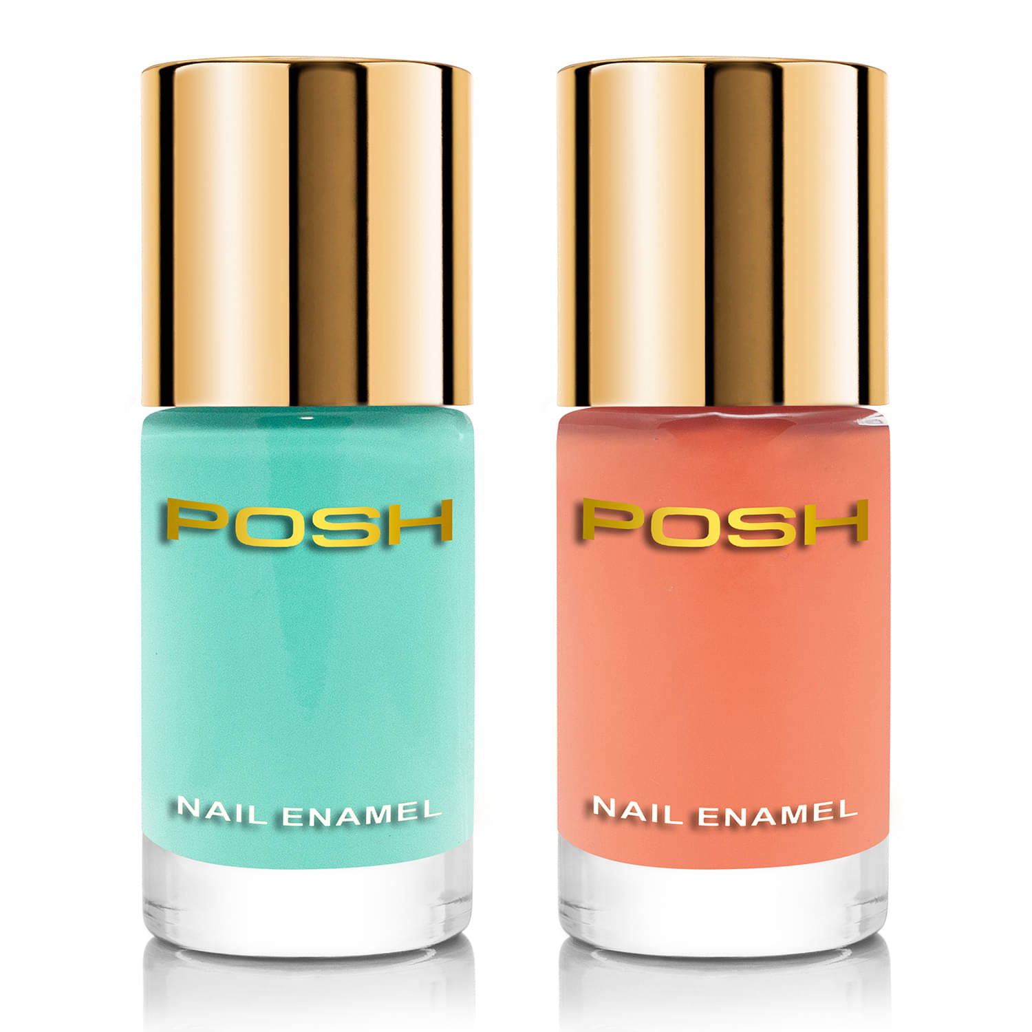     			Posh Nail Polish Multi Glossy Pack of 2 9 mL