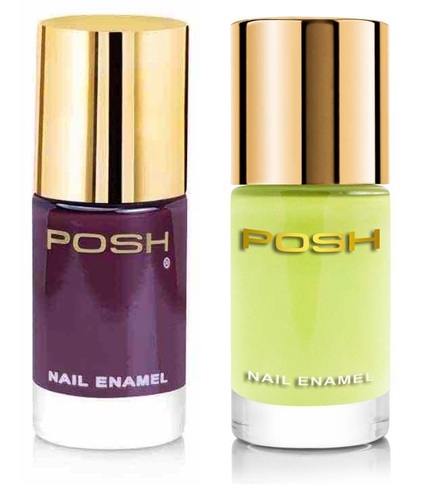     			Posh Nail Polish Multi Glossy Pack of 2 9 mL
