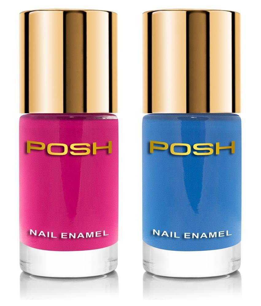     			Posh Nail Polish Multi Glossy Pack of 2 9 mL