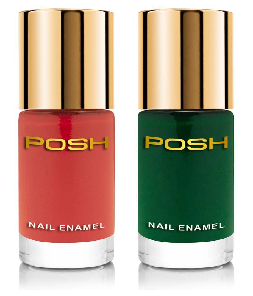     			Posh Nail Polish Multi Glossy Pack of 2 9 mL