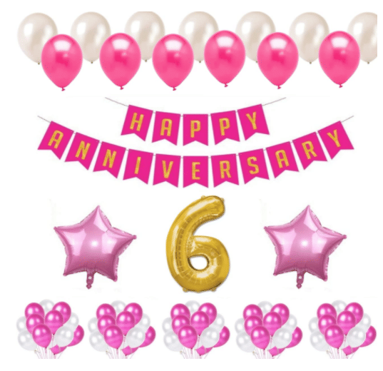     			Blooms Event Adore 6 Happy Anniversary Unique Combo Set