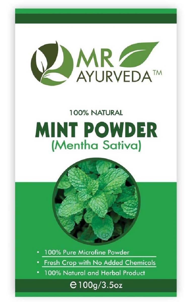 MR Ayurveda Best Selling Pudina Powder Face Pack Masks 100 gm