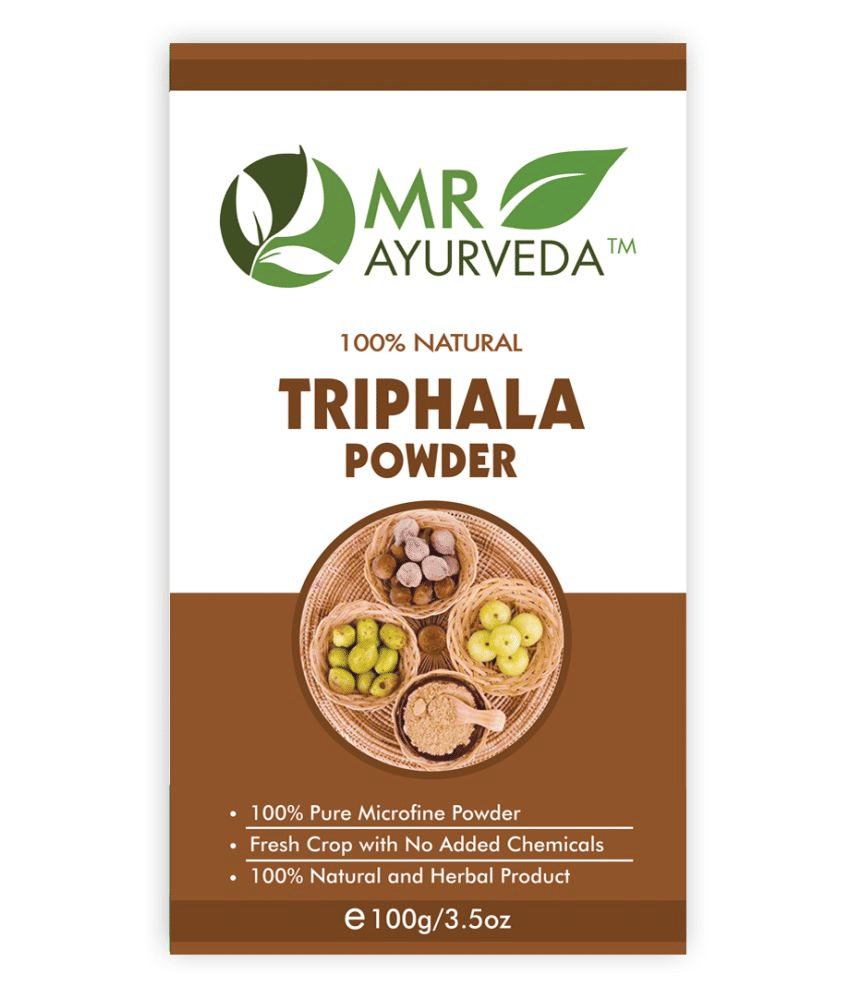 MR Ayurveda Triphala Powder, Hair Care Hair Scalp Treatment 100 g MR Ayurveda Triphala Powder, Hair Care Hair Scalp Treatment 100 g