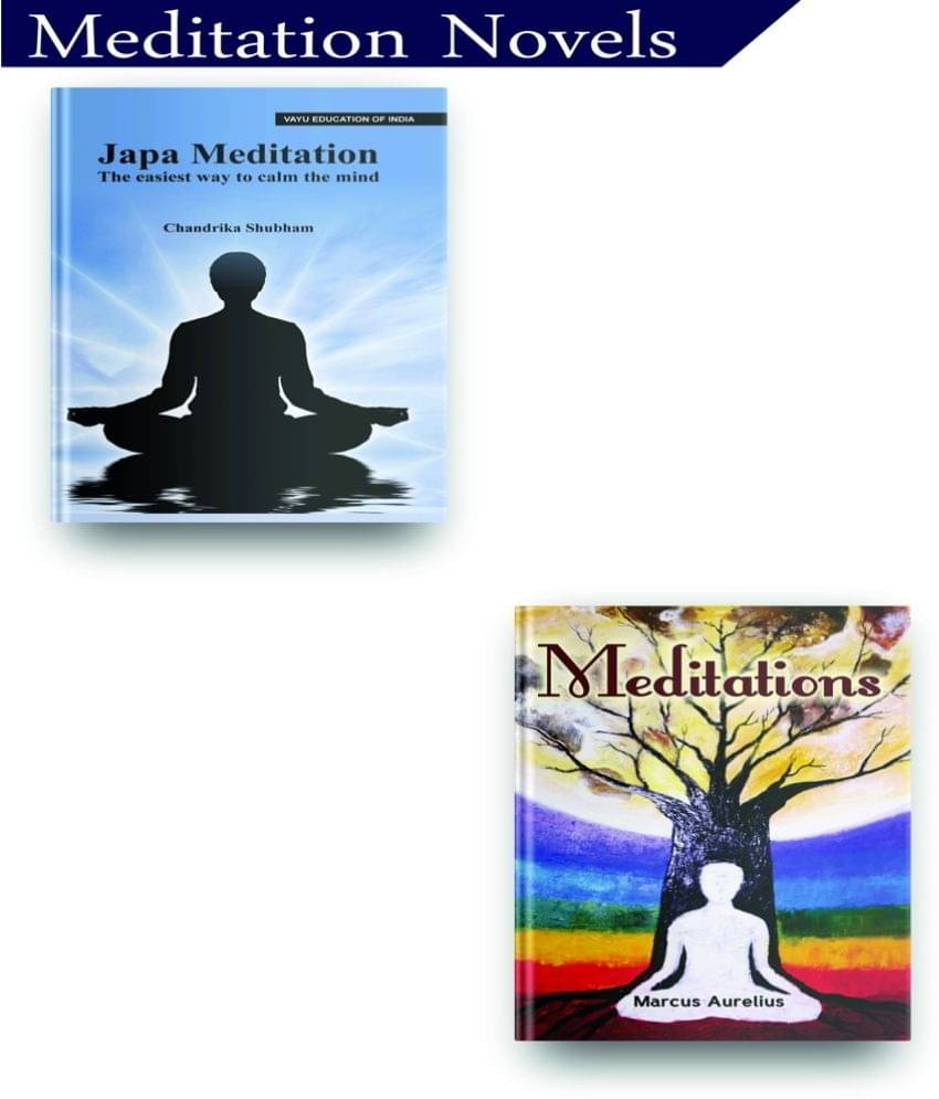     			Most Useful And Valuable Meditation Books Set Of 2, The Meditation Books Included In This Set Are, Japa Meditation Book, Meditations, Both Books Are The Best Book For Meditation And Heartfullness Life