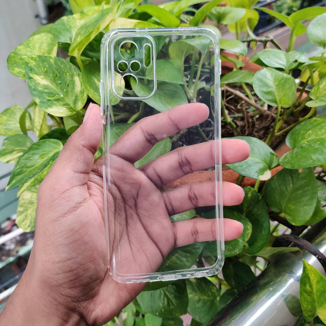     			Redmi Note 10s Soft Silicon Cases Case Vault Covers - Transparent