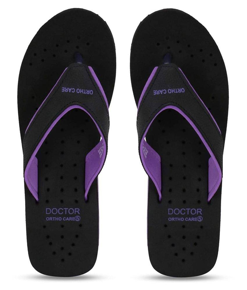     			DOCTOR EXTRA SOFT - Purple Women's Thong Flip Flop
