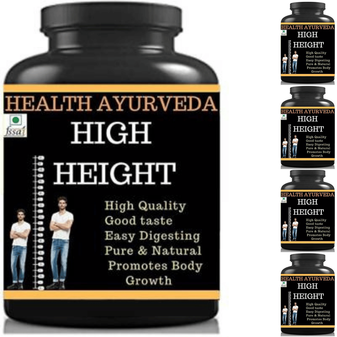 Hindustan Herbal high height plain flavor 0.5 kg Powder Pack of 5 Hindustan Herbal high height plain flavor 0.5 kg Powder Pack of 5