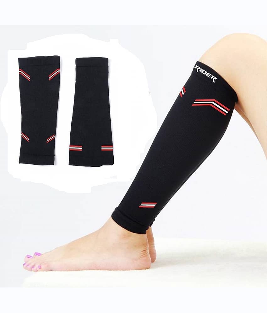Just Rider Black Calf Support - Sports and Fitness Equipment | Buy online on ZillyBuy