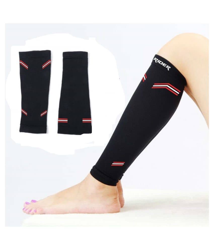 Just Rider Black Calf Support - Sports and Fitness Equipment | Buy online on ZillyBuy