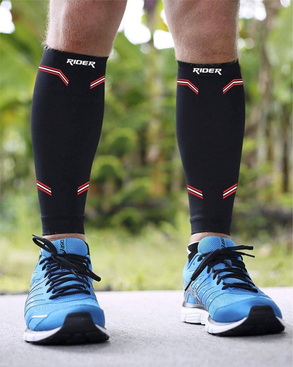     			Just Rider Black Calf Support