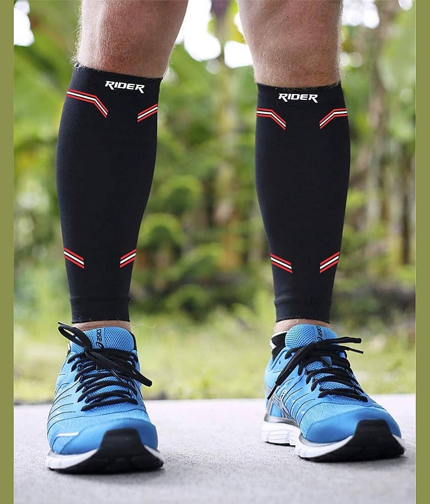 Just Rider Black Calf Support - Sports and Fitness Equipment | Buy online on ZillyBuy
