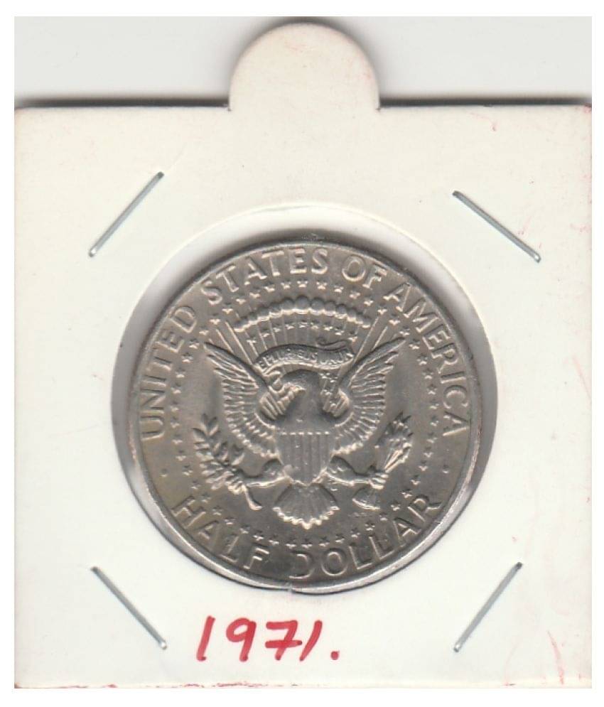 NUMISMATICALLY RARE AND COLLECTIBLE HALF DOLLAR BIG SIZE,UNITED STATE OF AMERICA -J.F.KENNEDY ,LIBERTY IN GOD WE TRUST YEAR-1971 HIGHLY COLLECTIBLE DOLLAR IN FINE CONDITION NUMISMATICALLY RARE AND COLLECTIBLE HALF DOLLAR BIG SIZE,UNITED STATE OF AMERICA -J.F.KENNEDY ,LIBERTY IN GOD WE TRUST YEAR-1971 HIGHLY COLLECTIBLE DOLLAR IN FINE CONDITION