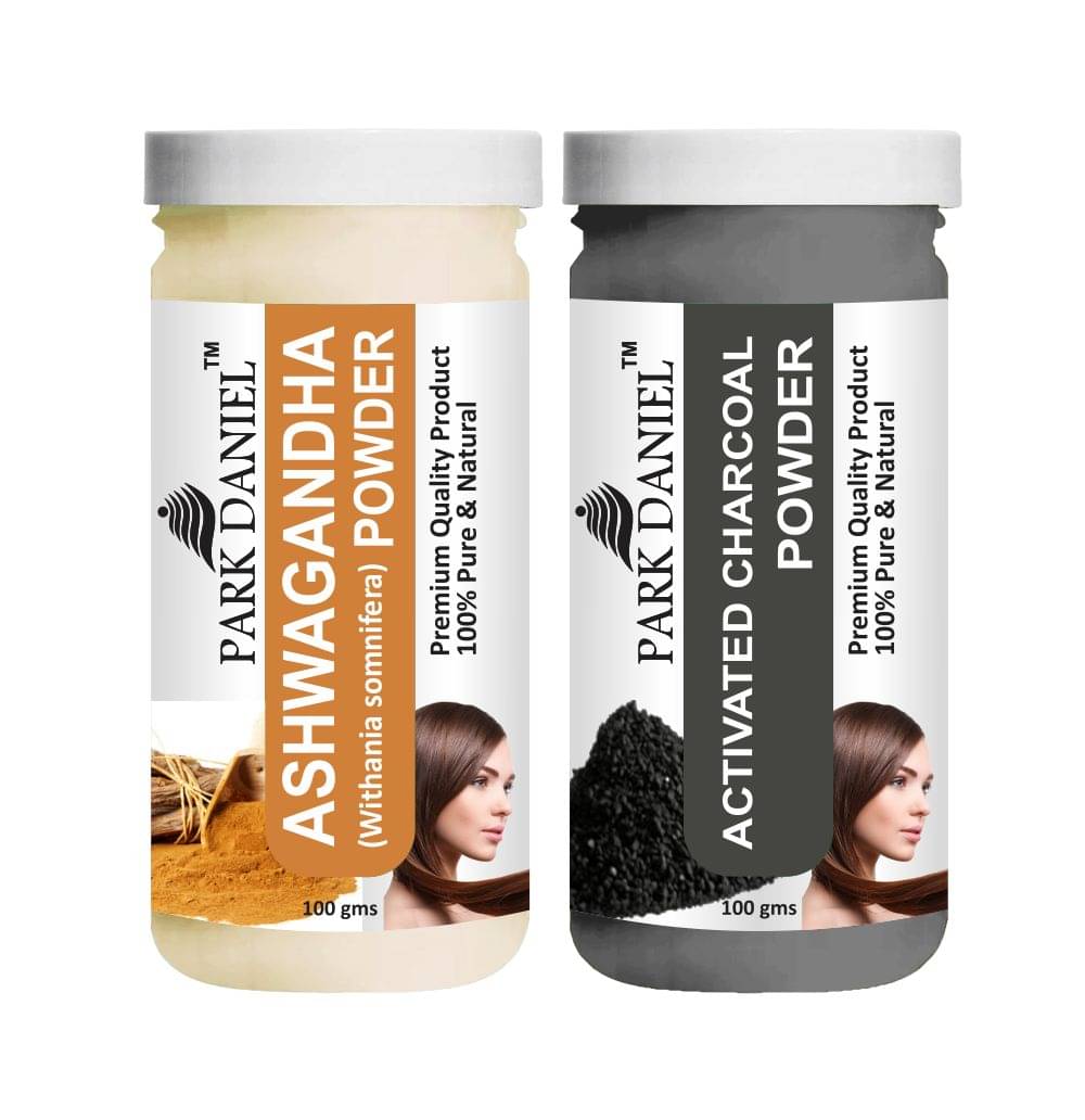     			Park Daniel Ashwagandha &    Activated Charcoal Powder  Hair Mask 200 g Pack of 2