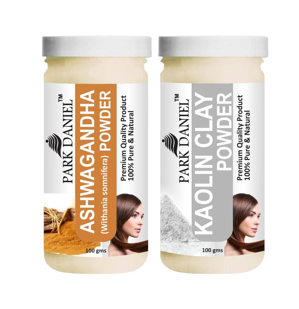 Park Daniel Ashwagandha & Kaolin Clay Powder Hair Mask 200 g Pack of 2 Park Daniel Ashwagandha & Kaolin Clay Powder Hair Mask 200 g Pack of 2