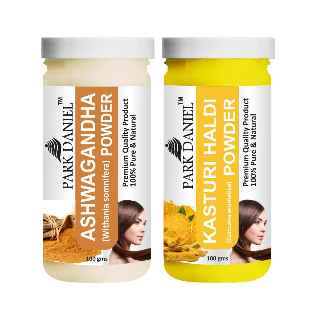 Park Daniel Ashwagandha & Kasturi Haldi Powder Hair Mask 200 g Pack of 2 Park Daniel Ashwagandha & Kasturi Haldi Powder Hair Mask 200 g Pack of 2