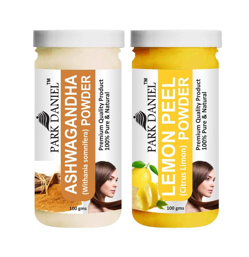     			Park Daniel Ashwagandha &    Lemon Peel Powder  Hair Mask 200 g Pack of 2