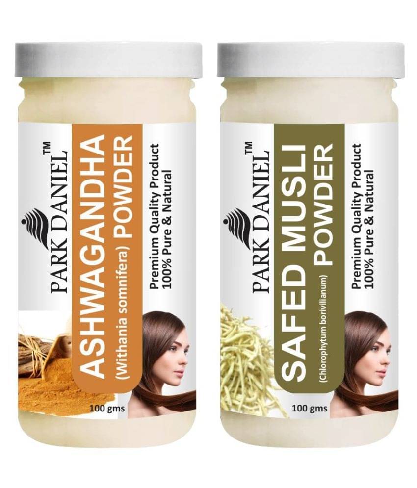 Park Daniel Ashwagandha & Safed Musli Powder Deep Conditioning Hair Mask For Damaged Hair Pack of 2 of 100 Grams(200 Grams) Park Daniel Ashwagandha & Safed Musli Powder Deep Conditioning Hair Mask For Damaged Hair Pack of 2 of 100 Grams(200 Grams)