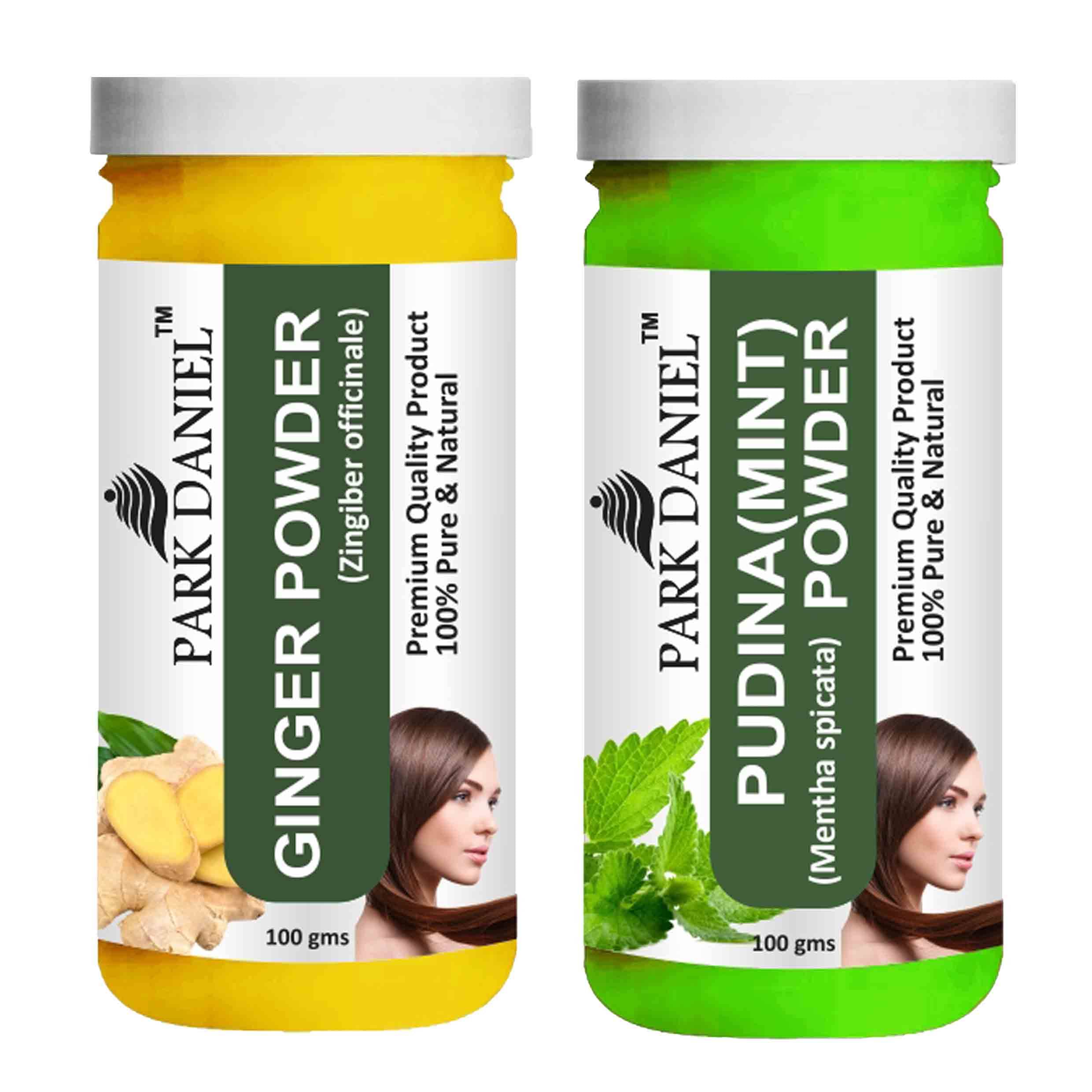     			Park Daniel  Ginger   & Pudina(Mint)  Powder Hair Mask 200 g Pack of 2