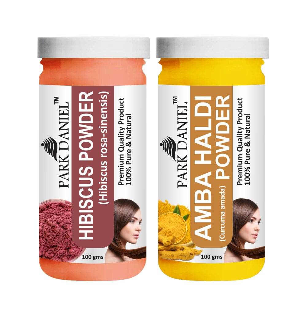     			Park Daniel  Hibiscus   & Amba Haldi   Powder Hair Mask 200 g Pack of 2