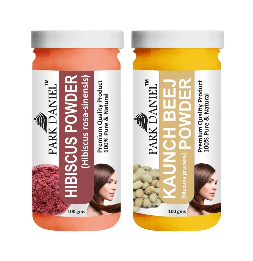     			Park Daniel  Hibiscus   & Kaunch Beej   Powder Hair Mask 200 g Pack of 2