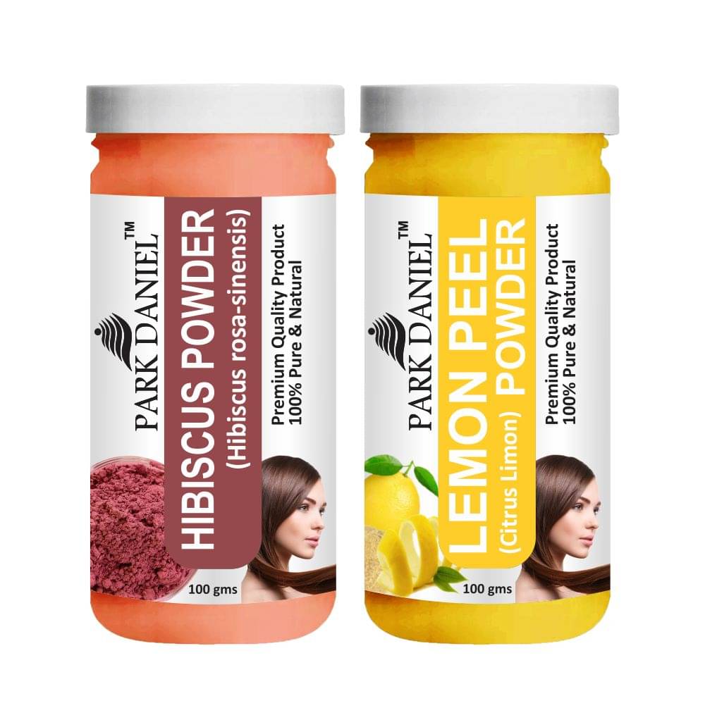 Park Daniel Hibiscus & Lemon Peel Powder Hair Mask 200 g Pack of 2 Park Daniel Hibiscus & Lemon Peel Powder Hair Mask 200 g Pack of 2