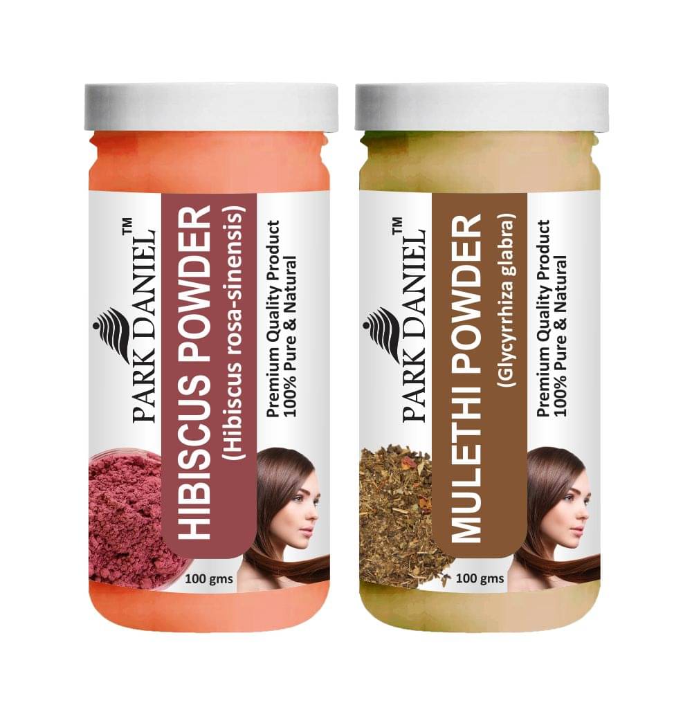 Park Daniel Hibiscus & Mulethi Powder Hair Mask 200 g Pack of 2 Park Daniel Hibiscus & Mulethi Powder Hair Mask 200 g Pack of 2