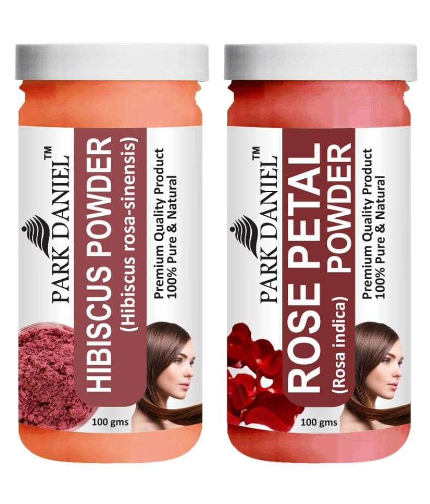     			Park Daniel  Hibiscus   & Rose Petal   Powder Hair Mask 200 g Pack of 2