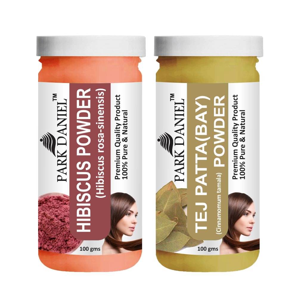     			Park Daniel  Hibiscus   & Tej Patta(Bay)   Powder Hair Mask 200 g Pack of 2