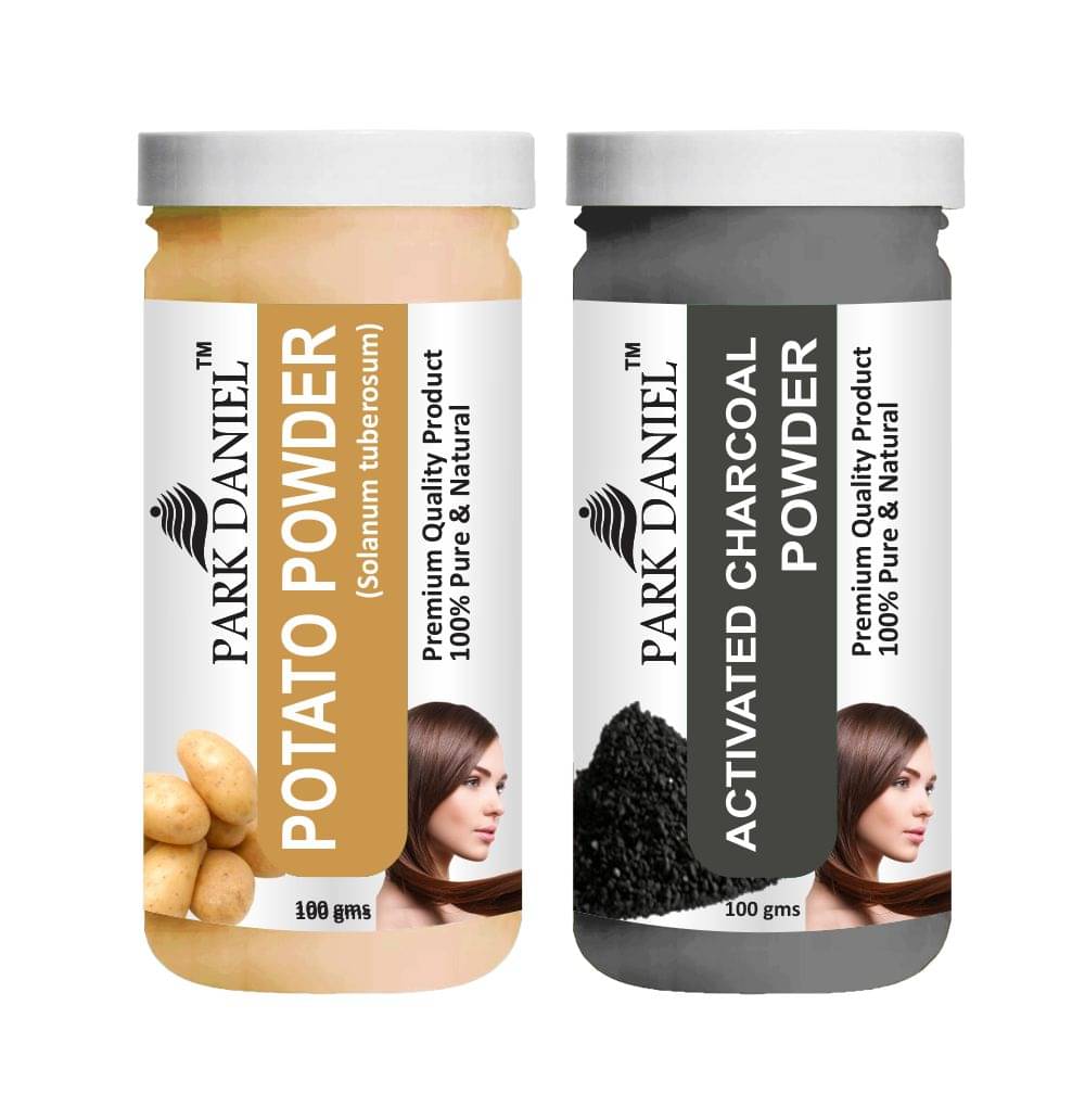     			Park Daniel Potato &    Activated Charcoal Powder  Hair Mask 200 g Pack of 2