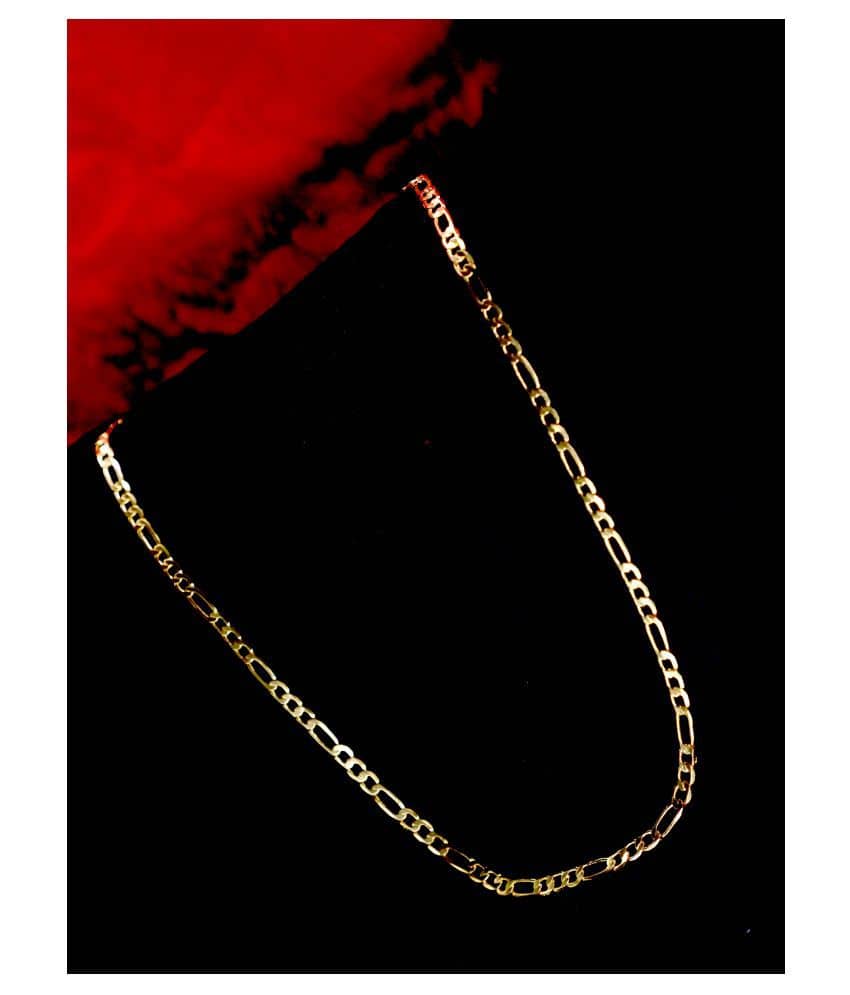 SHANKH-KRIVA Gold Plated Chain ( Set of 1 )