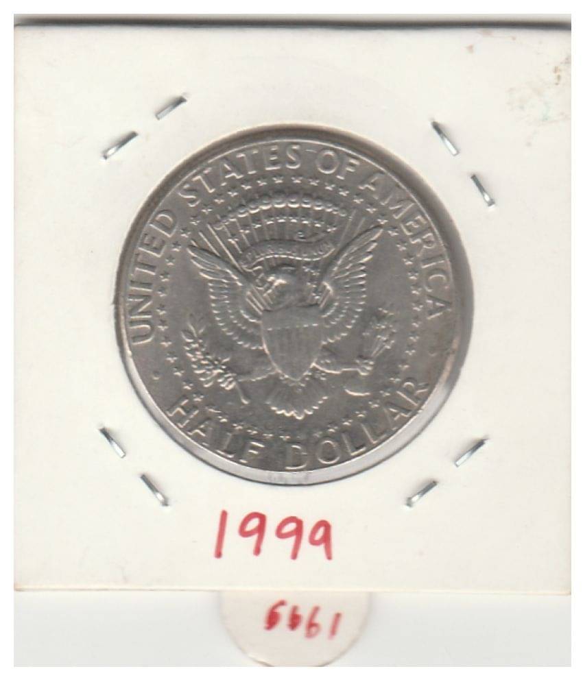 NUMISMATICALLY RARE AND COLLECTIBLE HALF DOLLAR BIG SIZE,UNITED STATE OF AMERICA -J.F.KENNEDY ,LIBERTY IN GOD WE TRUST YEAR-1999 HIGHLY COLLECTIBLE DOLLAR IN FINE CONDITION NUMISMATICALLY RARE AND COLLECTIBLE HALF DOLLAR BIG SIZE,UNITED STATE OF AMERICA -J.F.KENNEDY ,LIBERTY IN GOD WE TRUST YEAR-1999 HIGHLY COLLECTIBLE DOLLAR IN FINE CONDITION
