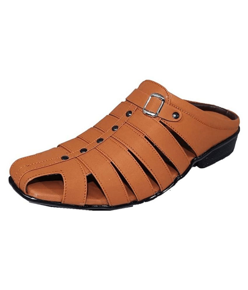 RAGE GAZE - Tan Men's Sandals