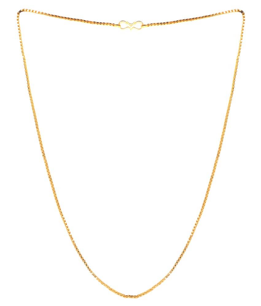 SHANKH-KRIVA Gold Plated Chain ( Set of 1 )