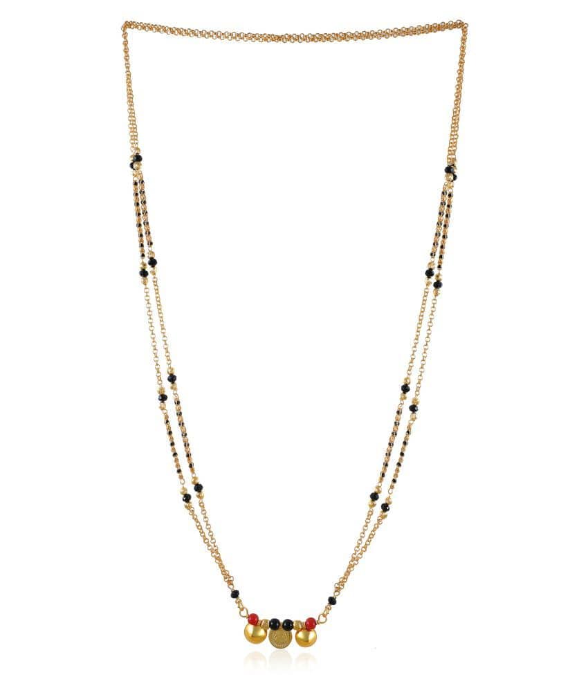 krimo Gold Plated Letest & Designer VATI Mangalsutra For Women-(100504 100493 100420)-100505