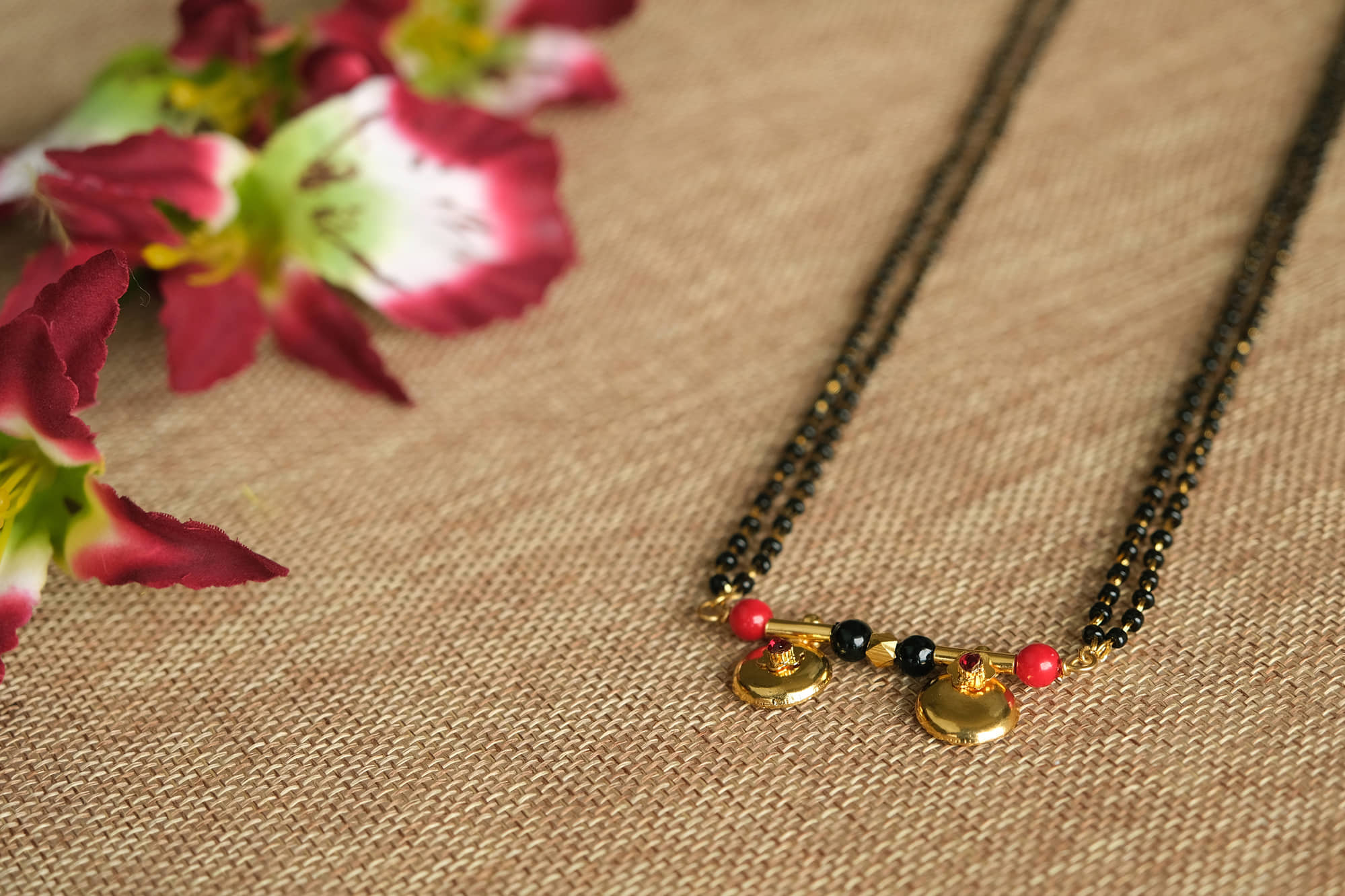 KRIMO Golden Mangalsutra ( Pack of 1 )