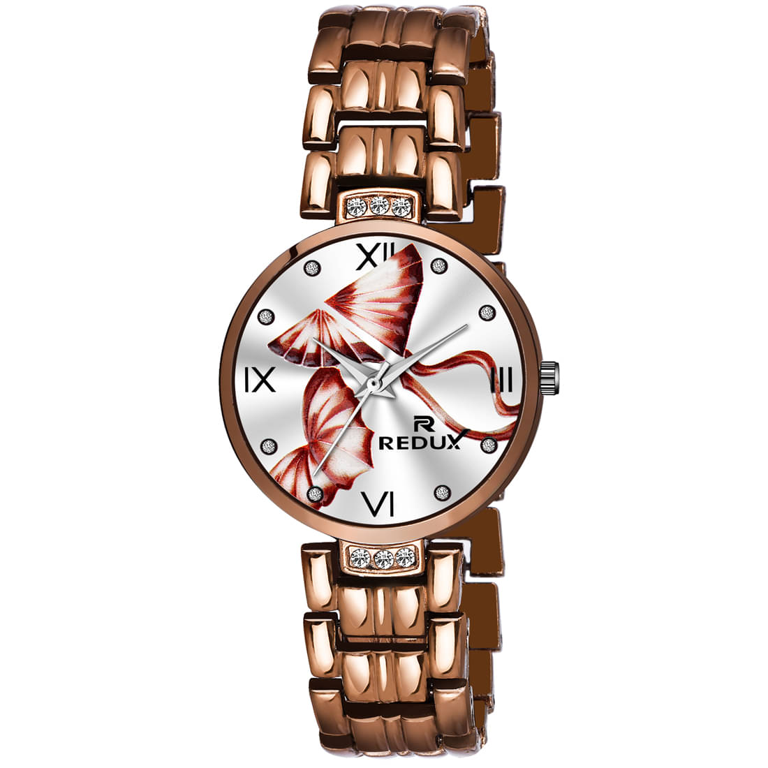 Redux GW-206 Silver Dial Analogue Watch for Women's & Girl's Redux GW-206 Silver Dial Analogue Watch for Women's & Girl's