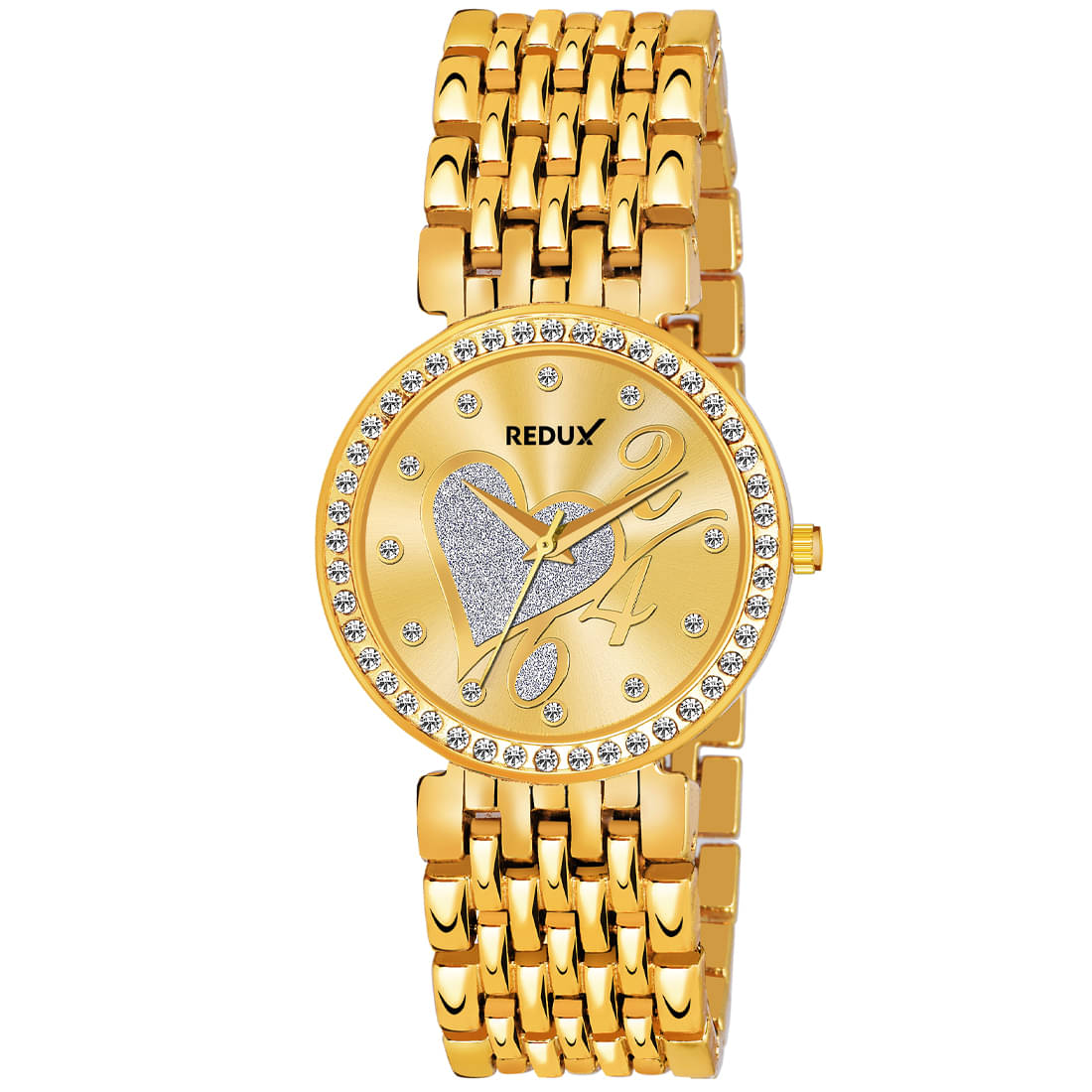     			Redux GW-210 Golden Dial Analogue Watch for Women's & Girl's
