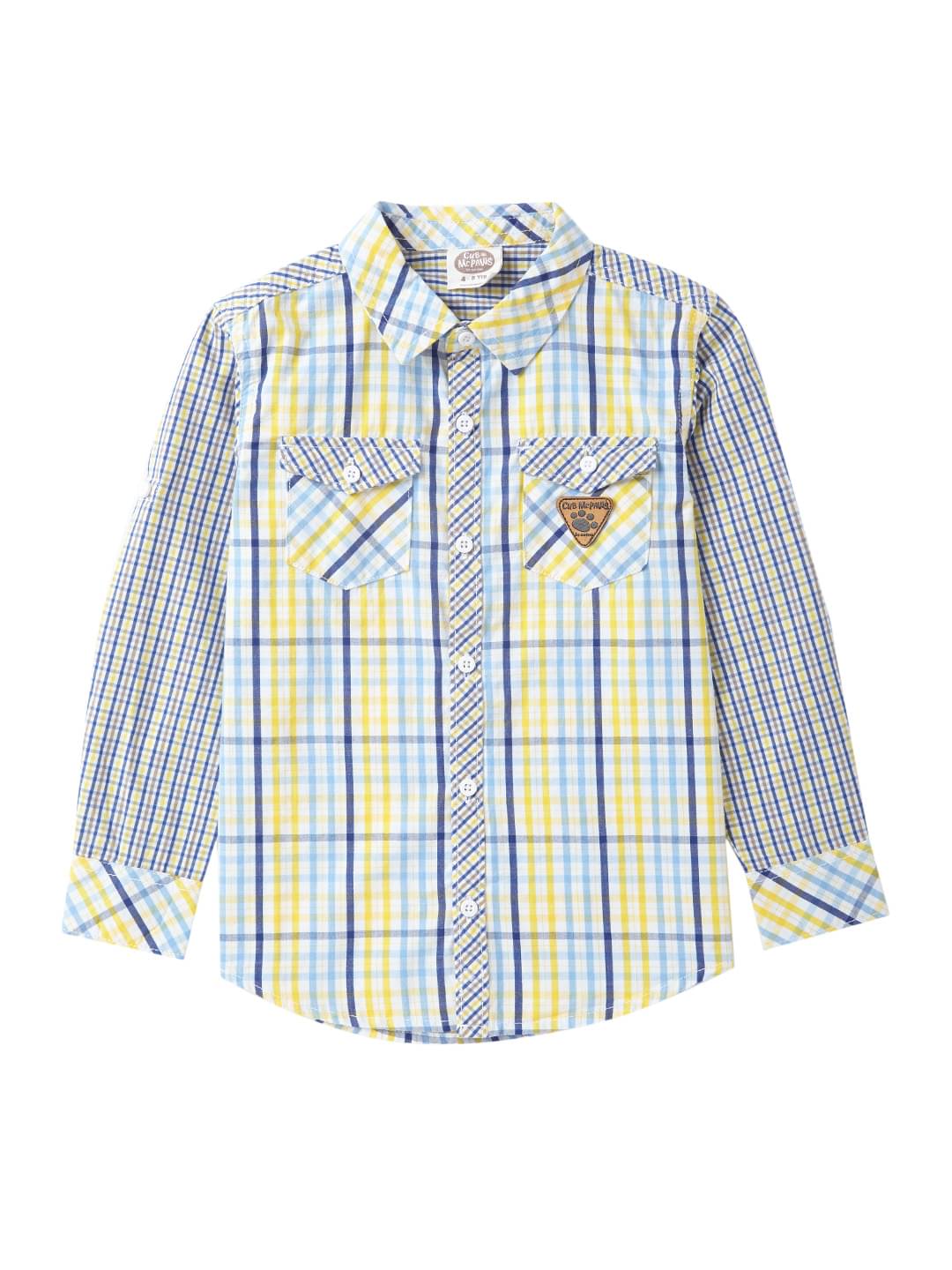 Cub Mcpaws Pack of 1 Boys 100% Cotton Full Sleeves Shirt ( Yellow ) Cub Mcpaws Pack of 1 Boys 100% Cotton Full Sleeves Shirt ( Yellow )