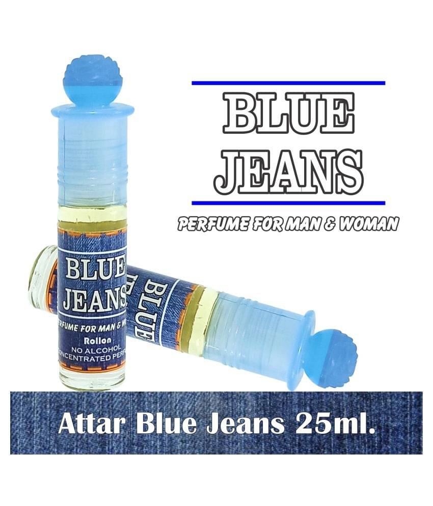 INDRA SUGANDH BHANDAR Attar Real Blue Jeans 6ml Rollon Pack INDRA SUGANDH BHANDAR Attar Real Blue Jeans 6ml Rollon Pack