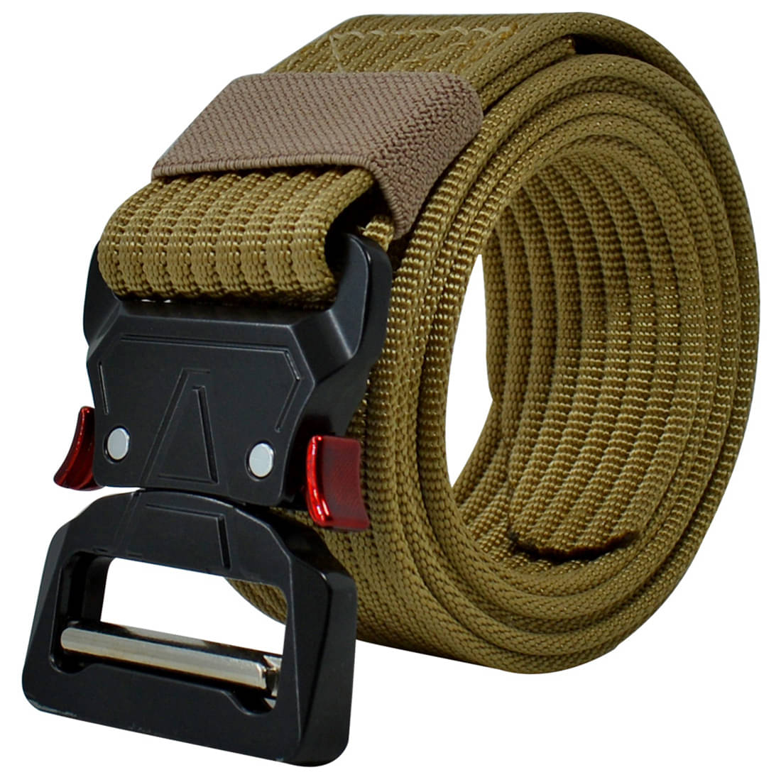     			Loopa Beige Nylon Casual Belt
